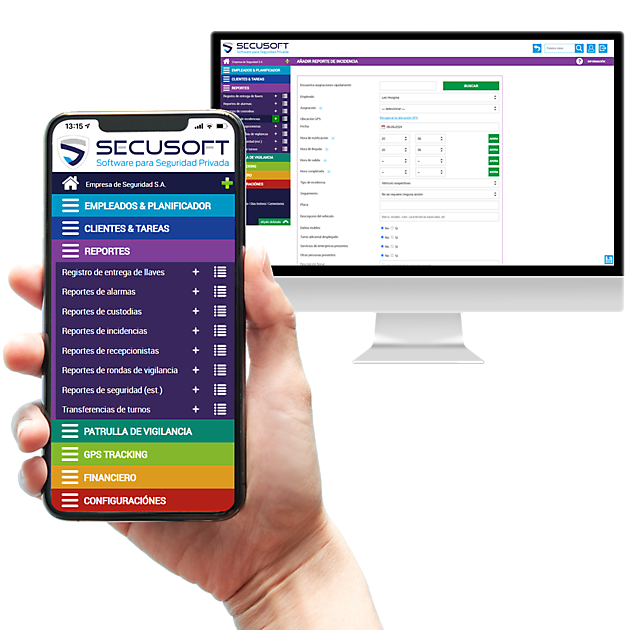 Registro digital para guardias, patrulla y vigilantesSecusoft, el software número 1 en Europa para empresas de Seguridad - Secusoft B.V. Software para Seguridad Privada