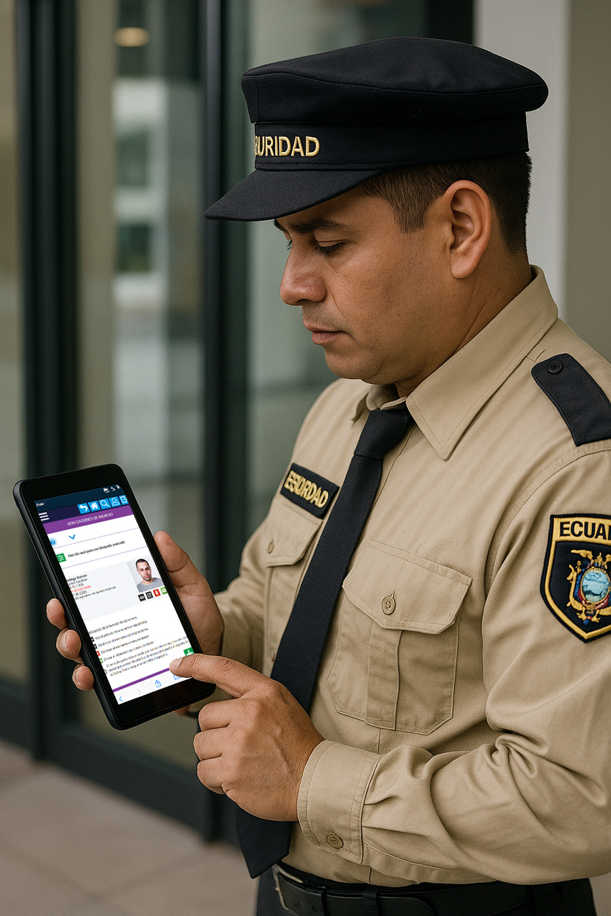 Guardia muestra prohibición en Secusoft